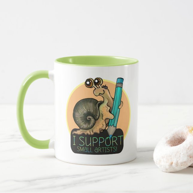 Caneca Caracol de Pequenos Artistas (Com Donut)