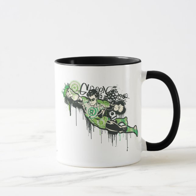 Caneca Caractere de Grafite Lanterna Verde (Direita)