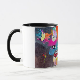 Caneca Caractere Palhaço Colorido