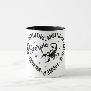 Caneca Características do Sinal de Astrologia Zodíaca Cut