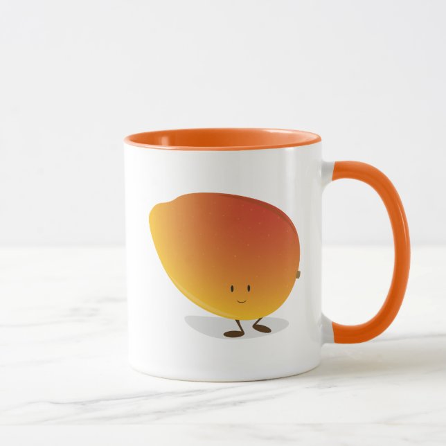 Caneca Caráter de sorriso da manga (Direita)