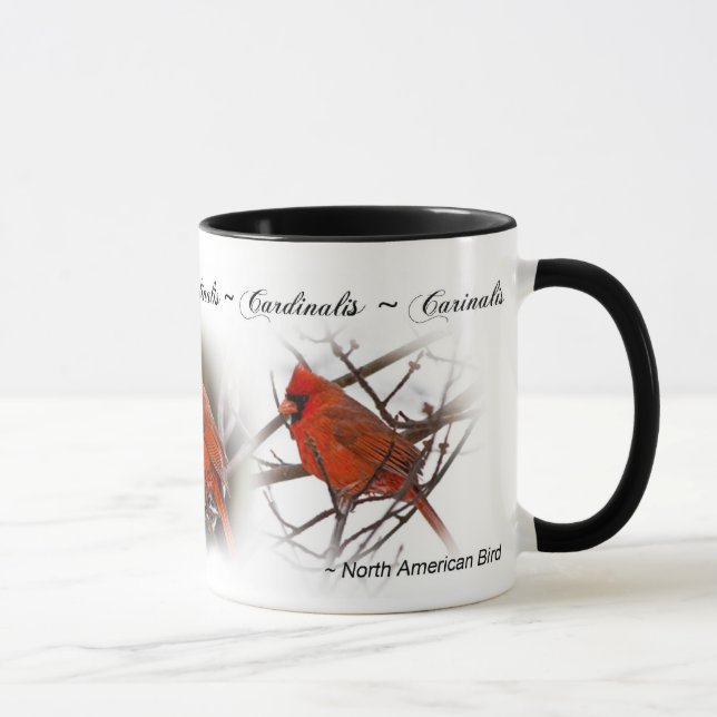 Caneca cardinal vermelha - Cardinalis (Direita)