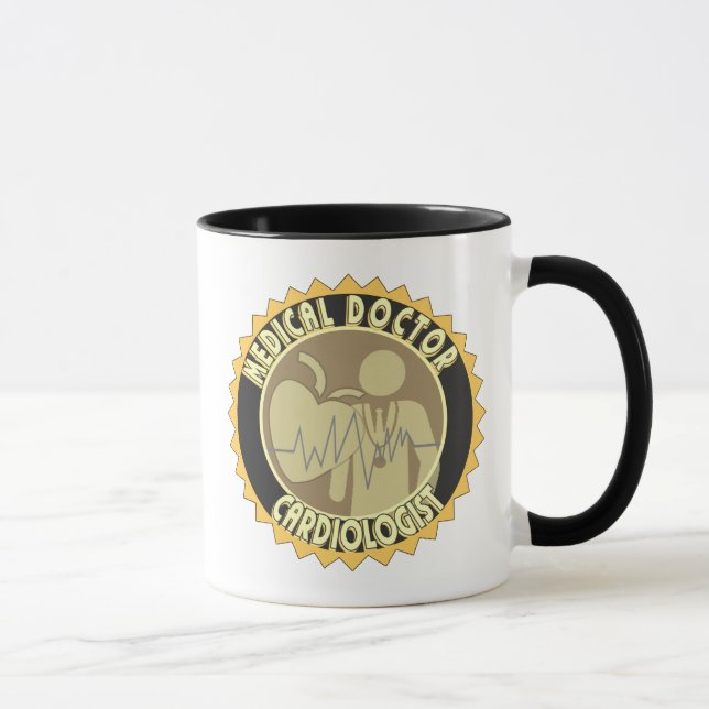CANECA CARDIOLOGISTA LOGO - MÉDICO CARDÍACO (Direita)