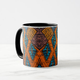Caneca Caribe africano de luxo sofisticado