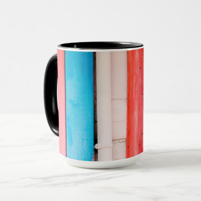 Caneca Caribe cores - abstrato (Frente Esquerda)