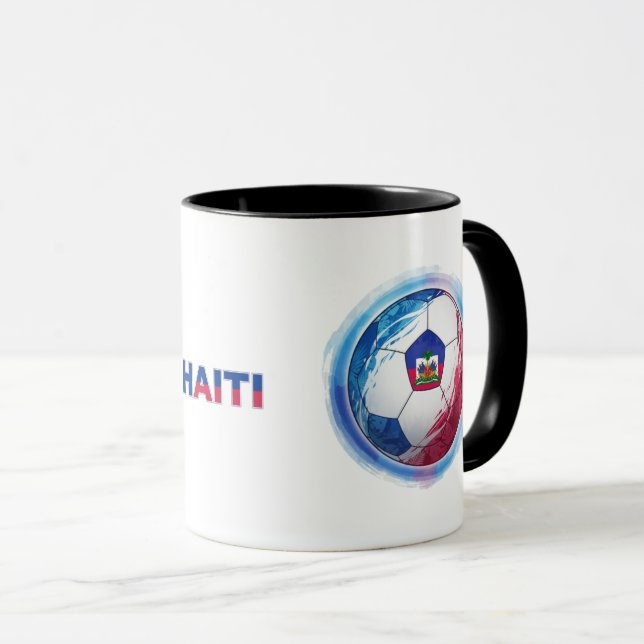 Caneca Caribe Futebol – Edição Haiti (Frente Esquerda)