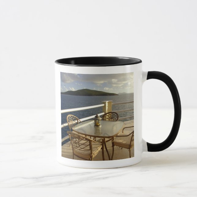 Caneca Caribe, Ilhas Virgens dos EUA, St. Thomas. Vista (Direita)