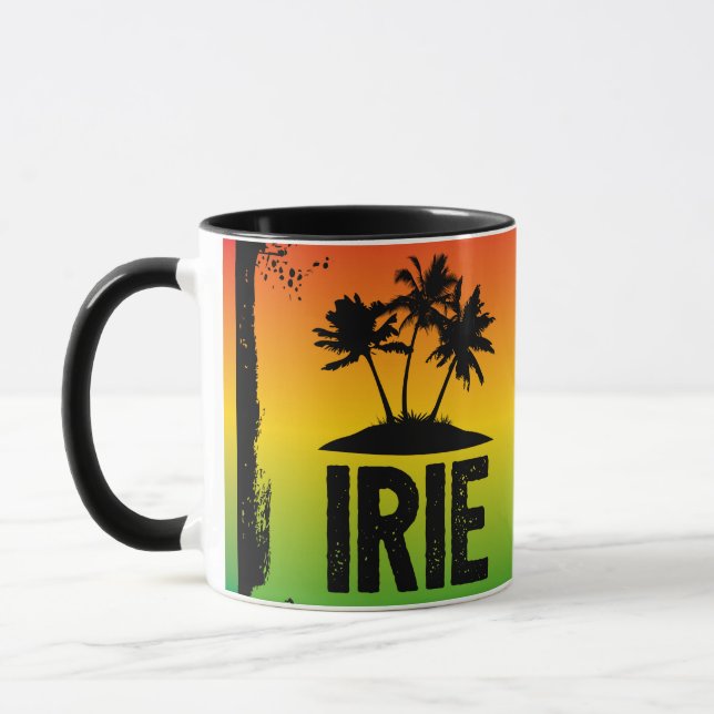 Caneca Caribe IRIE Jamaican Rastafarian Flag Colors (Esquerda)