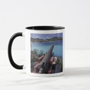 Caneca CARIBE, Rua. Barts, Connon apontando para a Baía d