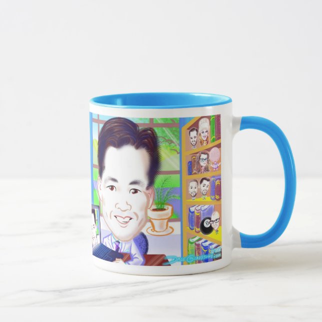 Caneca Caricatura das fotos Mug 2020a (Direita)