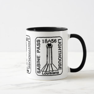 Caneca carimbada farol