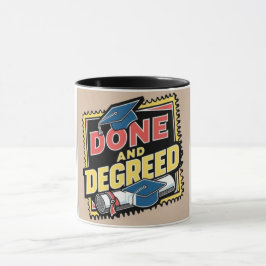 Caneca Carimbo de Carimbo Feito e Degreado