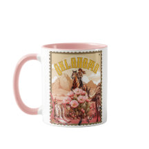 Carimbo de Oklahoma Cowgirl