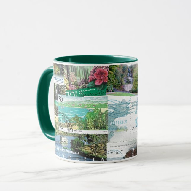 Caneca Carimbos Internacionais - Paisagens Mug (Frente Esquerda)