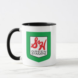 Caneca Carimbos verdes S & H