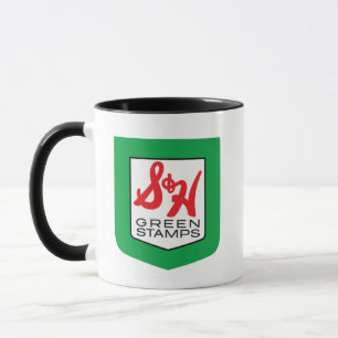 Caneca Carimbos verdes S & H