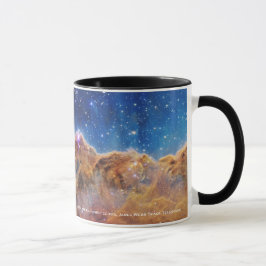 Caneca Carina Nebula Cliff Cósmicos James Webb Hi-Res