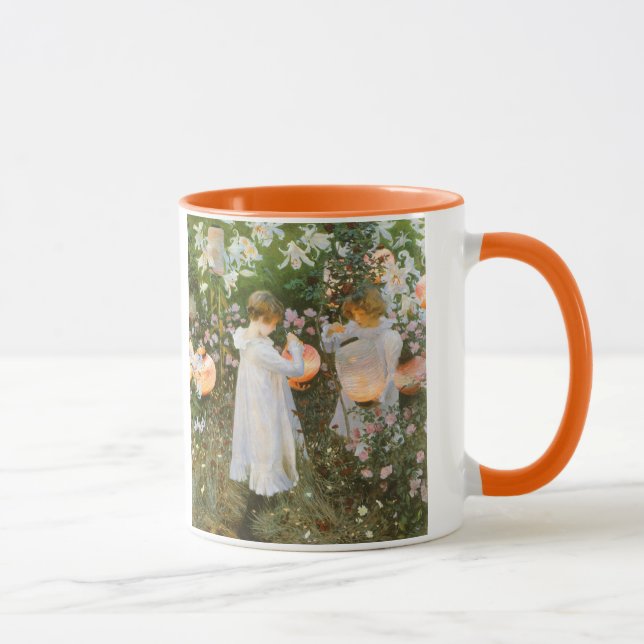 Caneca Carnação, Lily, Lily, Rosa De John Singer Sargent (Direita)
