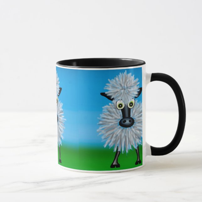 Caneca Carneiros dos desenhos animados (Direita)