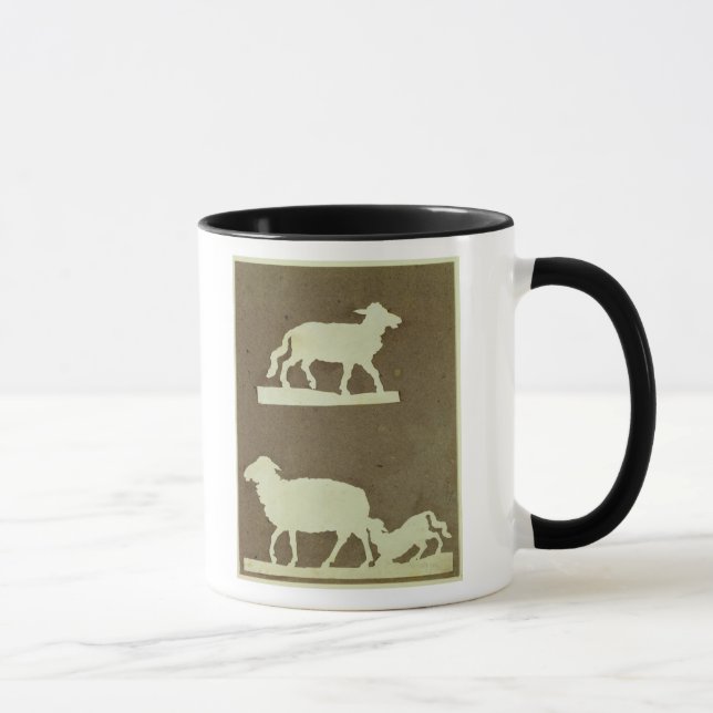 Caneca Carneiros e carneiros com cordeiro (Direita)