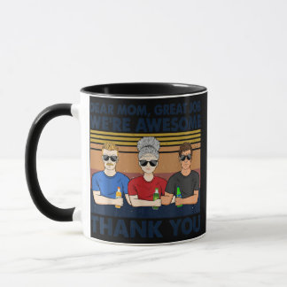 Caneca Caro Trabalho de Excelente da mamãe, sou incrível,