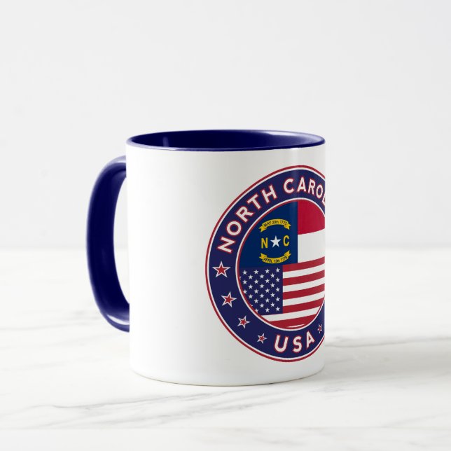 Caneca Carolina do Norte (Frente Esquerda)