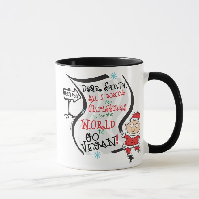 Caneca Caros Papais noeis Vegan Wish (Direita)