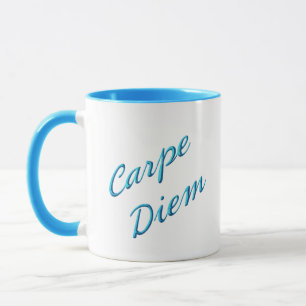 Caneca carpe diem - agarrar o dia
