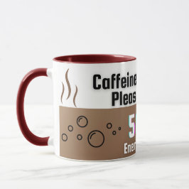 Caneca Carregamento De Cafeína... Por Favor, Espere - Eng