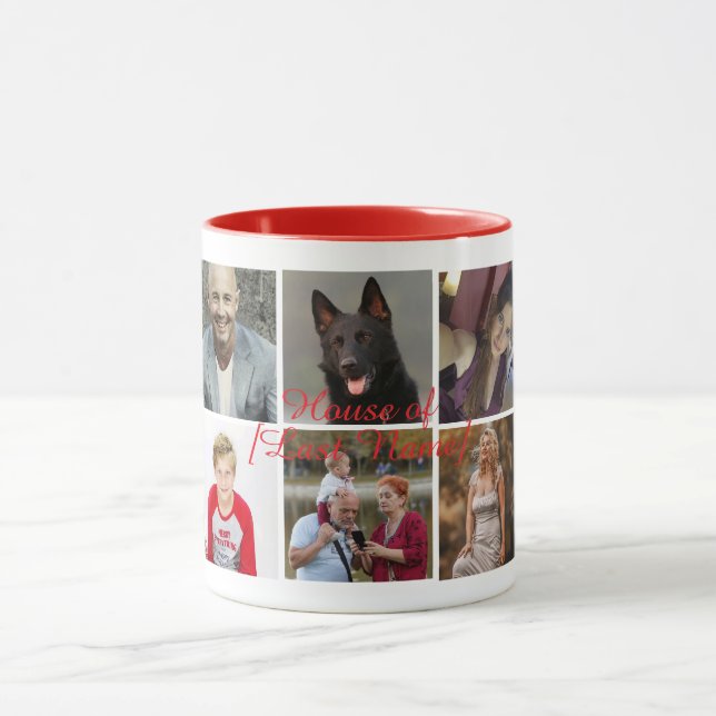 Caneca Carregar 10 imagens da família | (Centro)