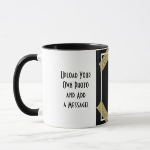 Caneca Carregar uma foto e adicionar uma mensagem pessoal