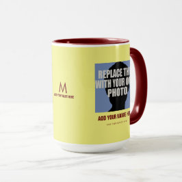 Caneca Carregue a sua própria imagem, crie Foto