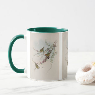 Caneca Carriça-de-crista-fúlgida por John Gould