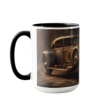 Carro Clássico Estilo Steampunk