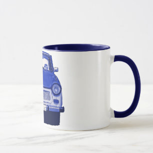 Caneca Carro de Trabant no azul, Berlim