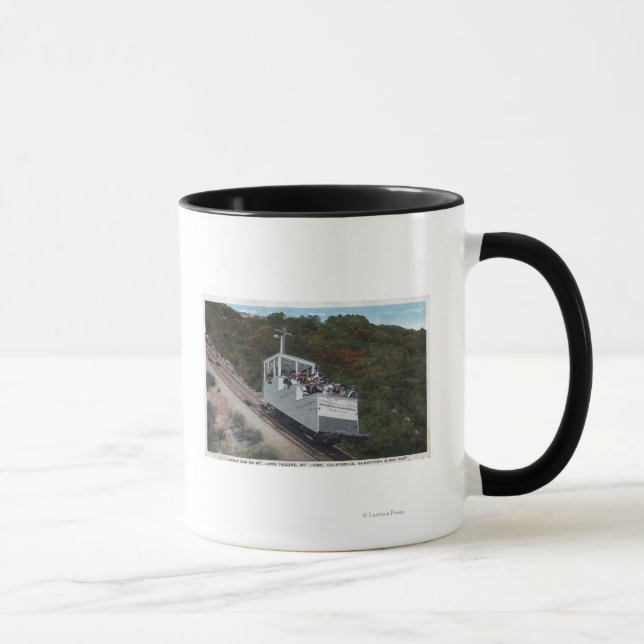 Caneca Carro do cabo no modo Incline (Direita)