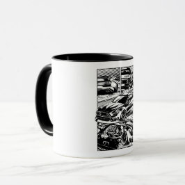 CANECA CARRO MUSCULAR AMERICANO