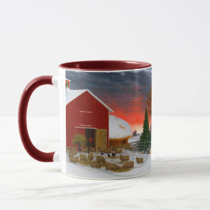 Caneca Carroçaria de Fazenda de ovelha em Horatio de inve