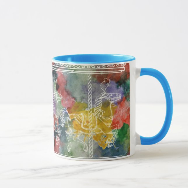 Caneca Carrossel do arco-íris (Direita)