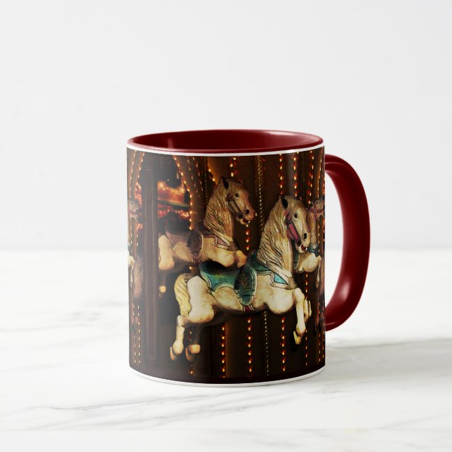 Caneca Carrossel Horses (Frente Esquerda)