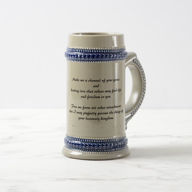 Caneca “Carta a Jesus” Stein (Frente Esquerda)