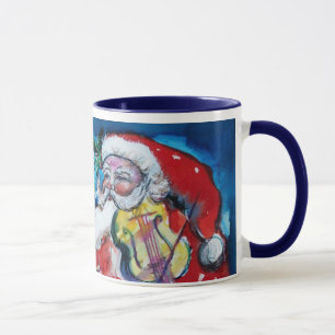 CANECA CARTA DO NATAL/PAPAIS NOEIS COM MONOGRAMA DE VIOLI