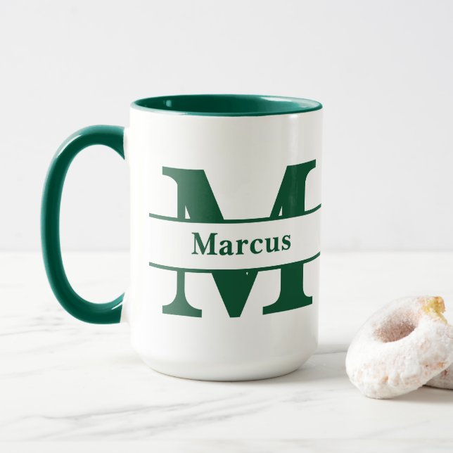 Caneca Carta personalizada e caneta de nome (Com Donut)