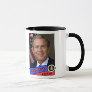 Caneca Cartão de Beisebol George W. Bush