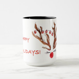 Caneca Cartão de Férias Felizes