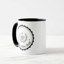 Caneca Cartão de Fidelidade de Cafeteria Simples Moderno