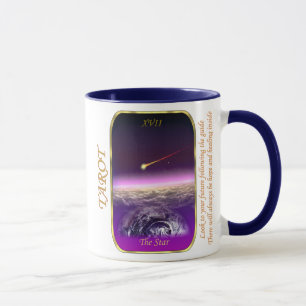 Caneca Cartão de Tarot - a estrela