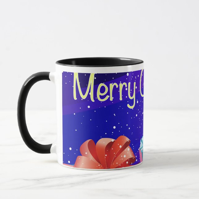 Caneca Cartão Feliz de Natal (Esquerda)