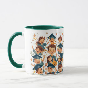 Caneca Cartão postal do dia de formatura