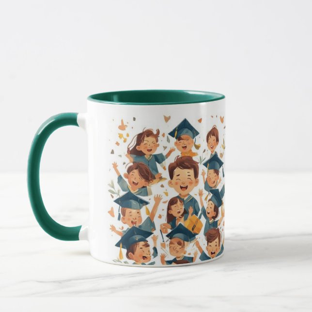 Caneca Cartão postal do dia de formatura (Esquerda)